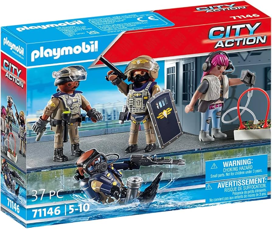 Amazon.co.jp: playmobil(プレイモービル) 特殊部隊 フィギュアセット
