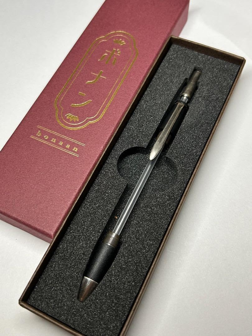 Amazon.co.jp: ボナンペン シャーペン シルバー 金具 真鍮 野原工芸 似
