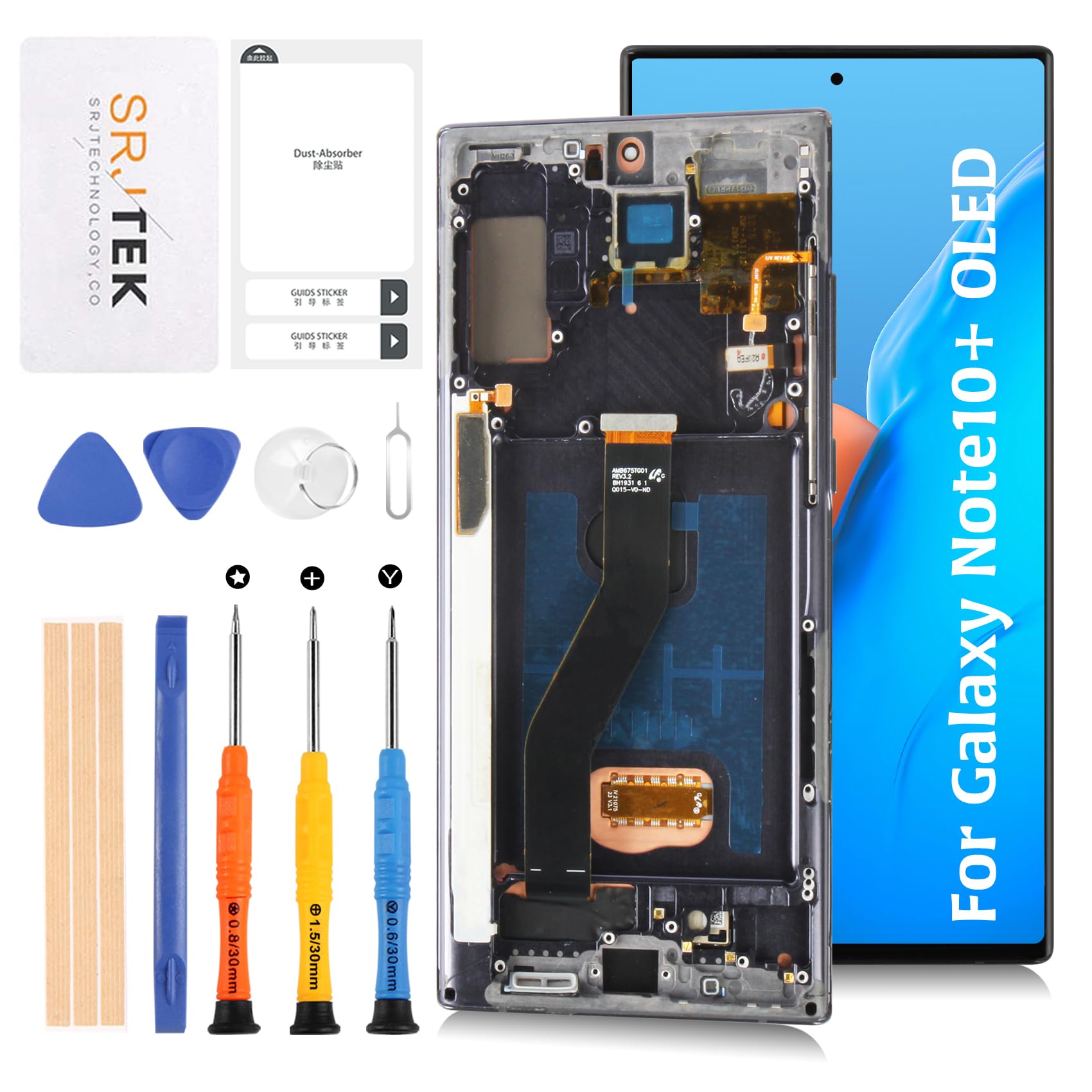 Amazon.co.jp: SRJTEK For Samsung Galaxy Note 10 Plus 5G 『OLED