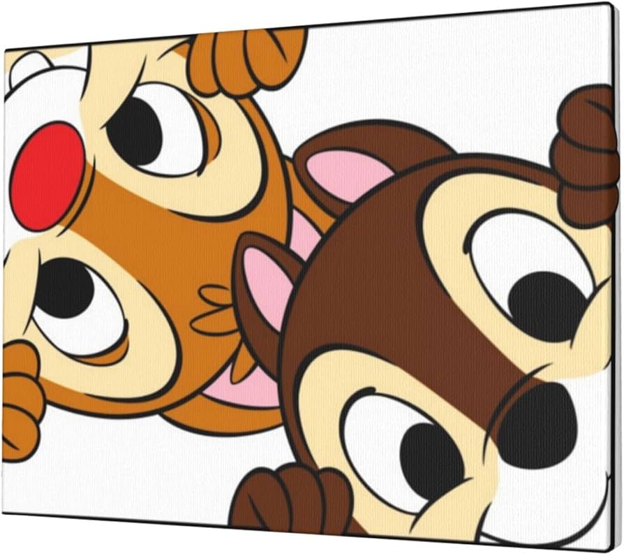 Amazon.co.jp: チップとデール パネル ポスタシー アートパネル アート