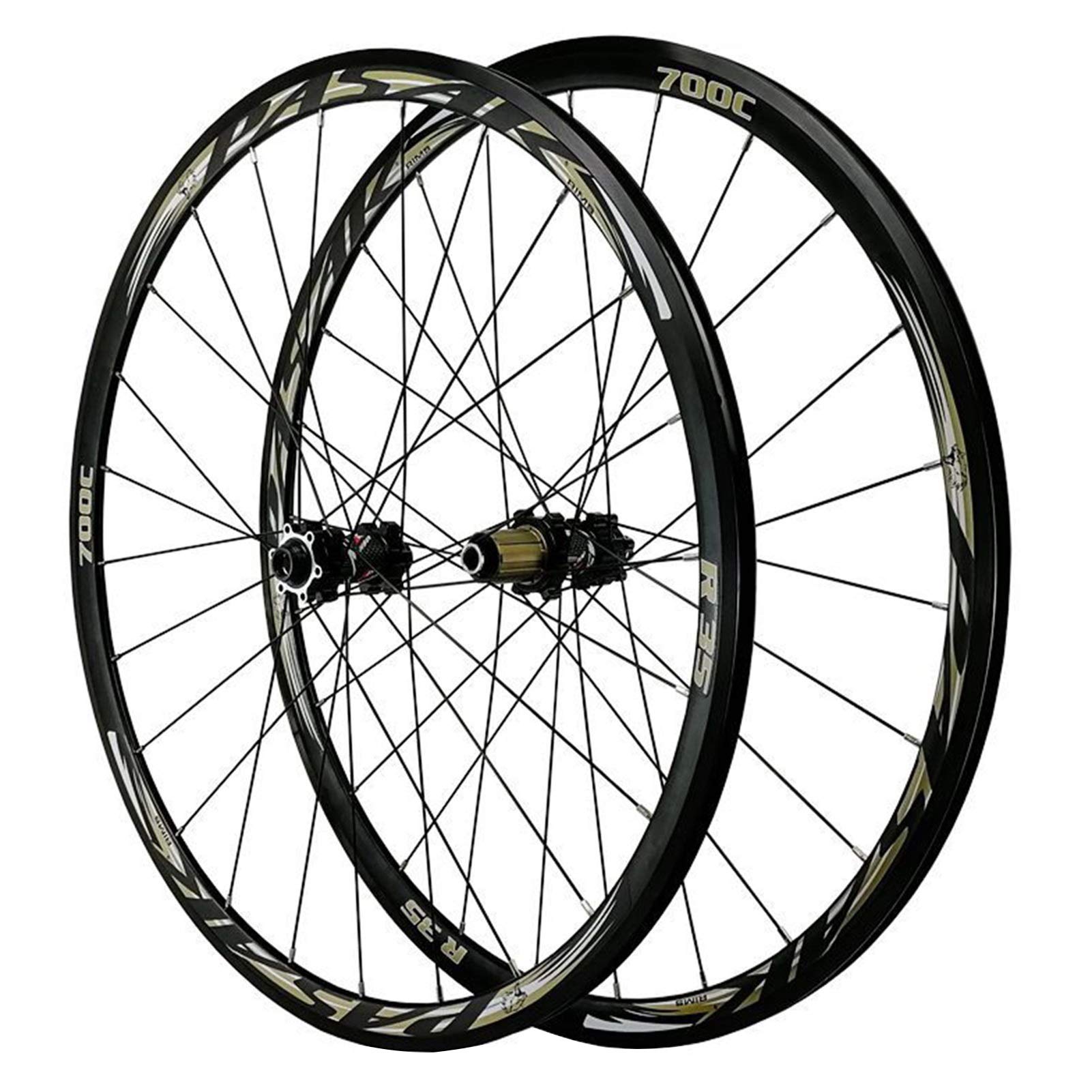 Amazon.co.jp: 700C ディスクブレーキ ロードバイク ホイールセット