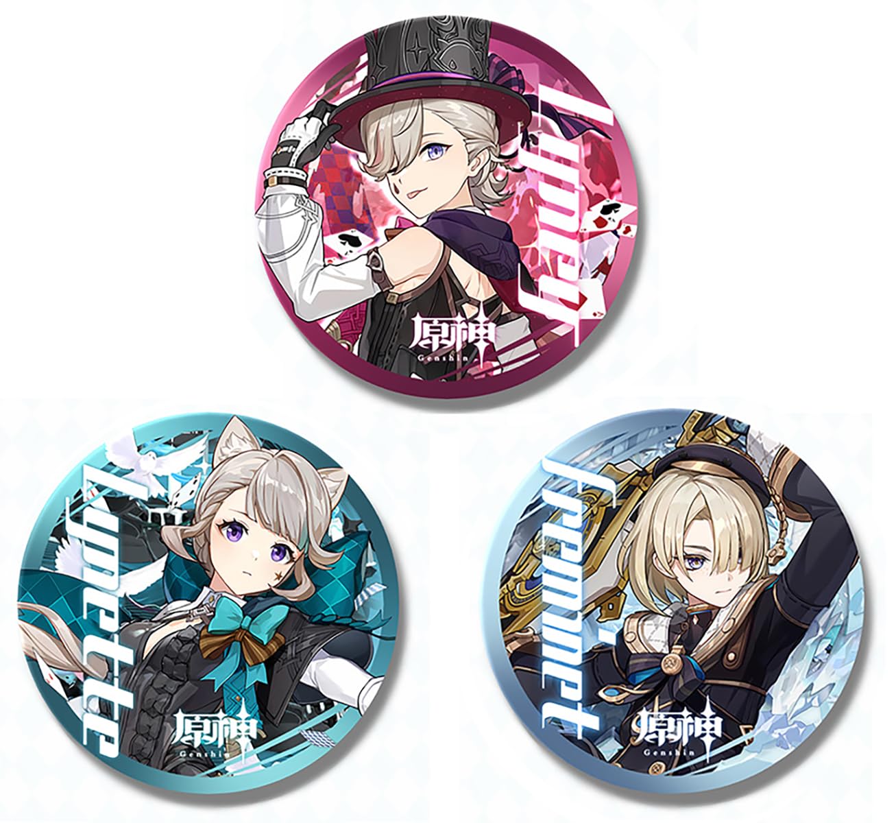 Amazon | 原神 缶バッジ バッジ フォンテーヌ 新キャラ リネ リネット