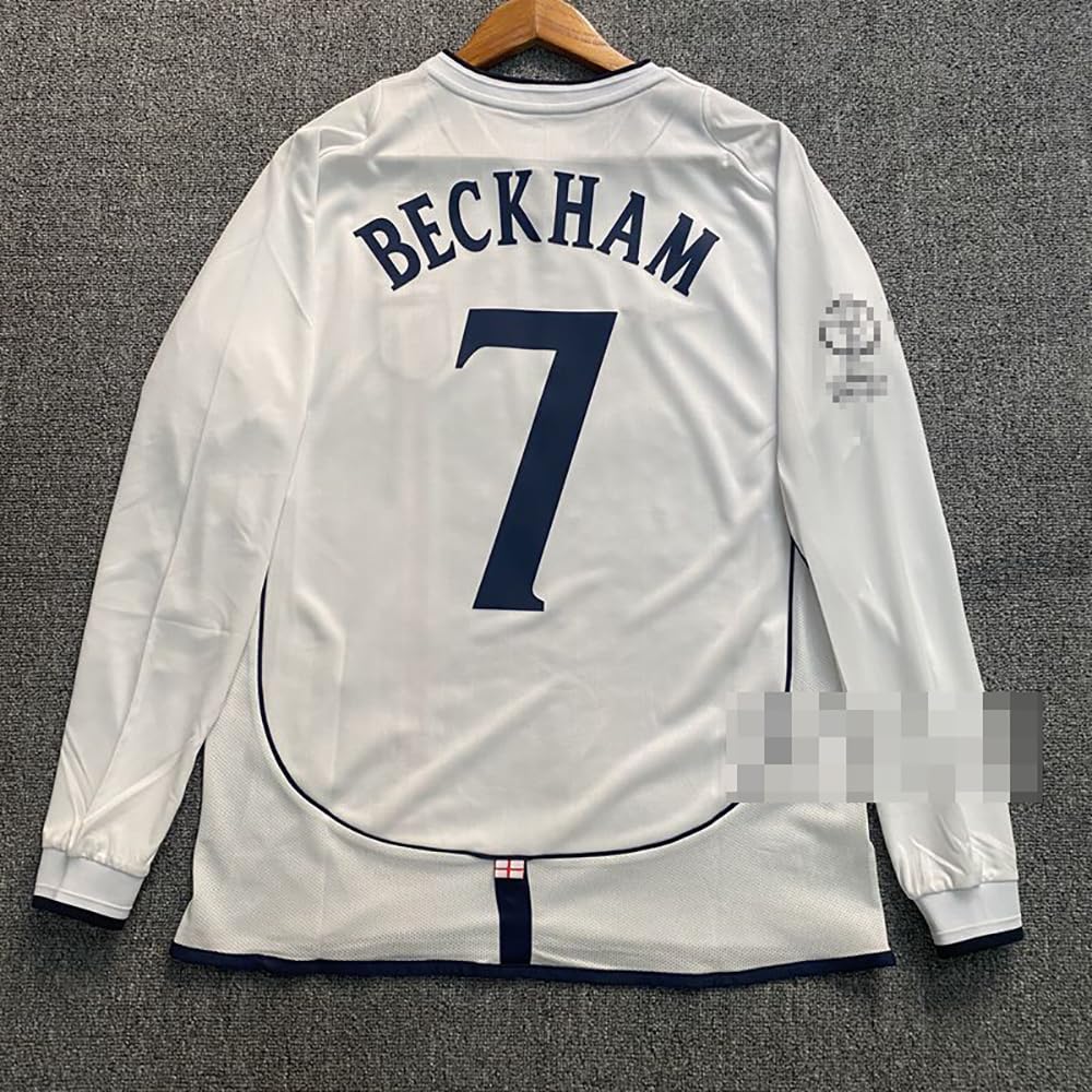 入手困難】ベッカム イングランド代表 長袖 ユニフォーム 2002 背番号7