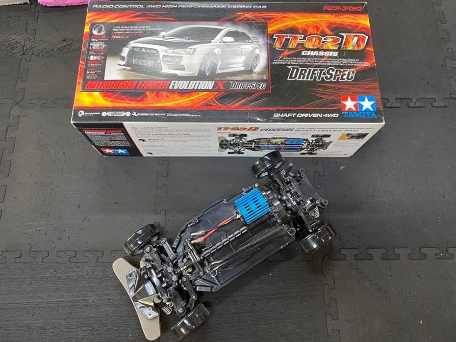 Amazon | タミヤ(TAMIYA)「TT-02D 三菱ランサーEVO X」ドリフト