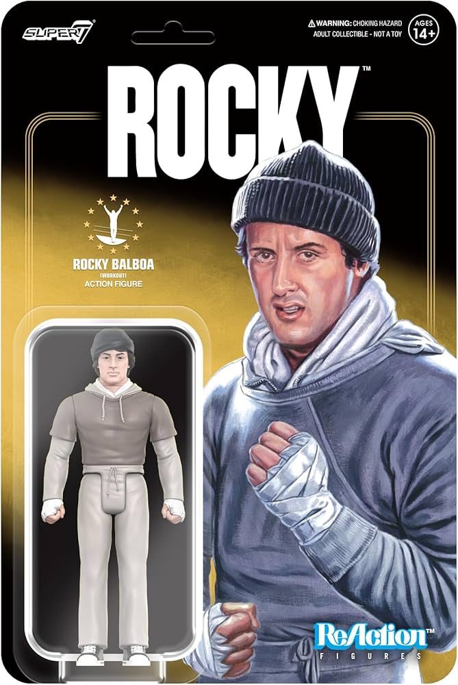 ROCKY BALBOA アニメーションフィギュア Amazon.co.jp: Super7
