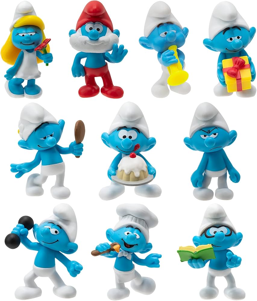 Amazon.co.jp: The Smurfs 40th Anniversary Classic Figures 10-Pack