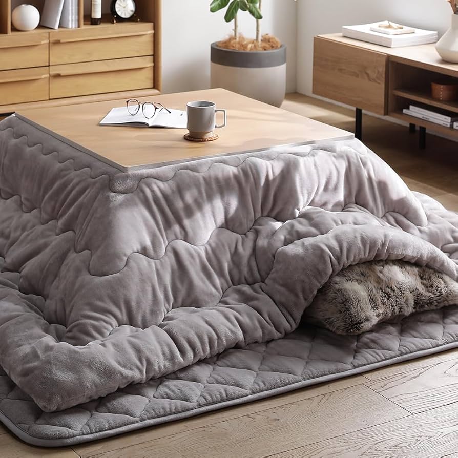 Amazon｜RASIK こたつ掛け布団 単品 正方形205×205cm グレージュ