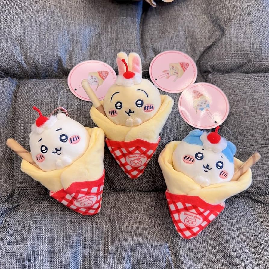 ちいかわクレープ うさぎ C賞 D賞 ちいかわクレープくじ D 賞、C賞