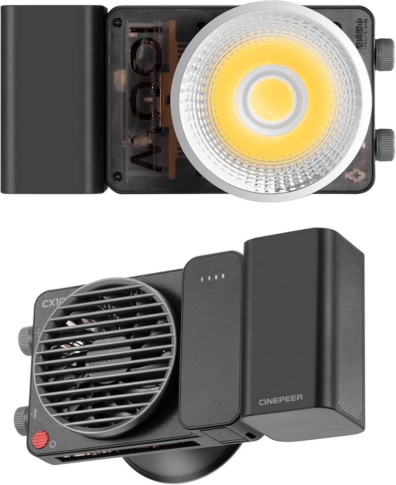 Amazon.com : ZHIYUN CINEPEER CX100 COB LED Video Light 2700K~6500K