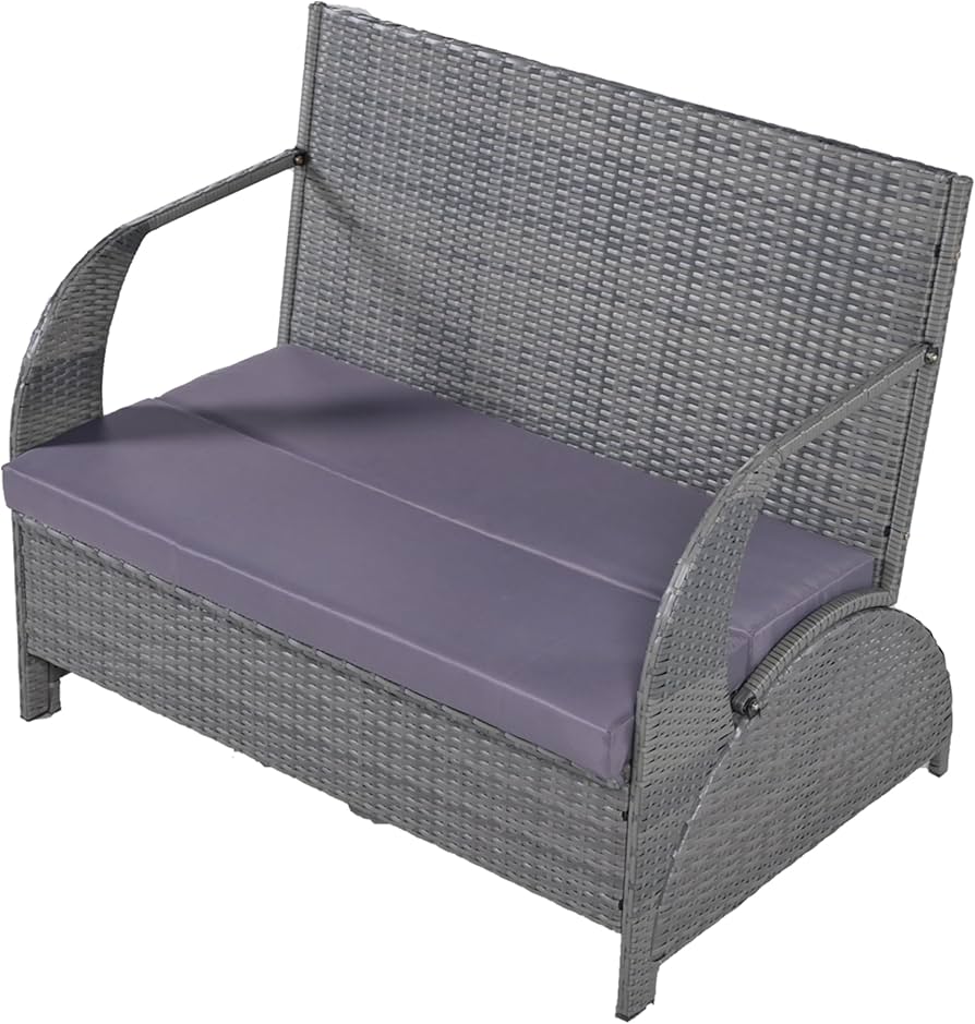 Amazon.co.jp: ガーデンテーブルセット 雨ざらし ガーデンソファ 2way