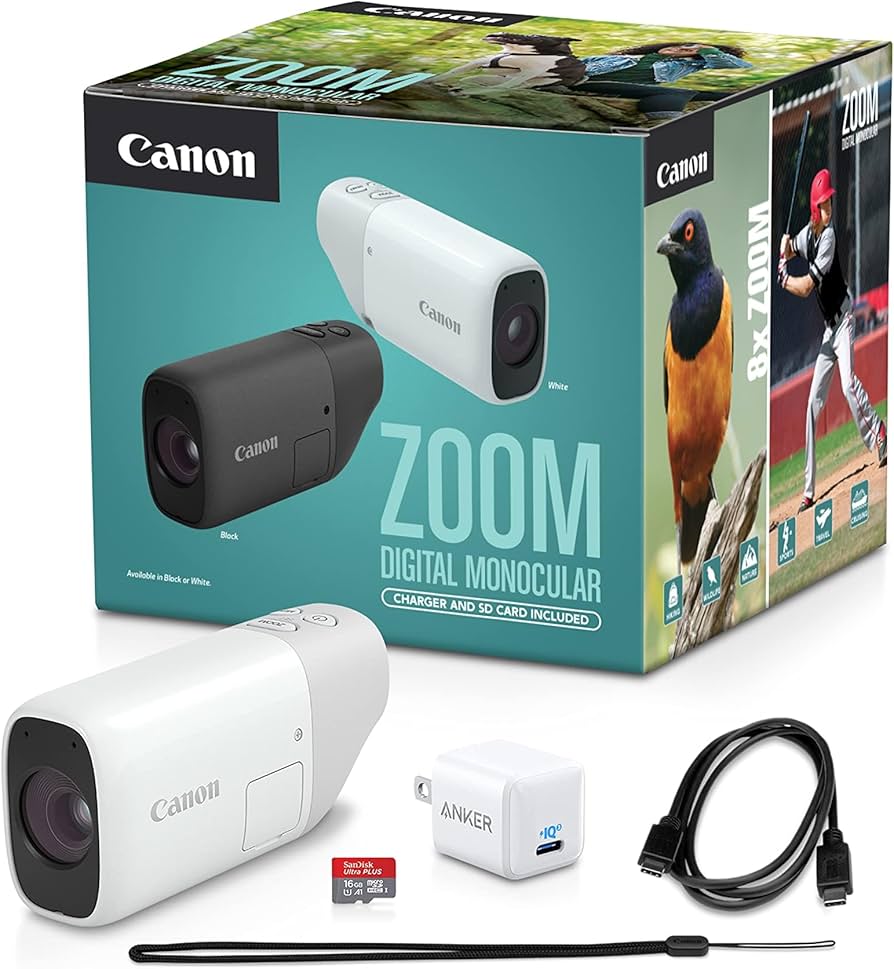Amazon.com : Canon Zoom Digital Monocular Kit with USB-C Charger