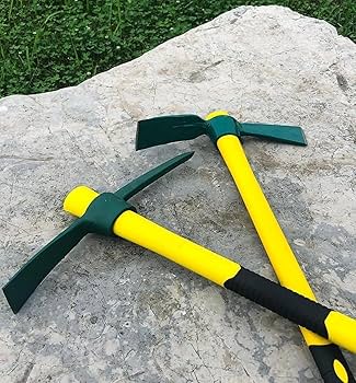 Amazon | RuiWen ツルハシ つるはし ピックマトック バチヅル 柄付 鉄