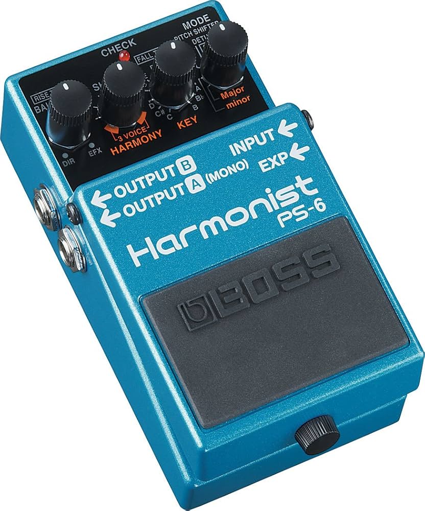 Amazon.com: BOSS Harmonist Guitar Pedal (PS-6), Blue : Musical