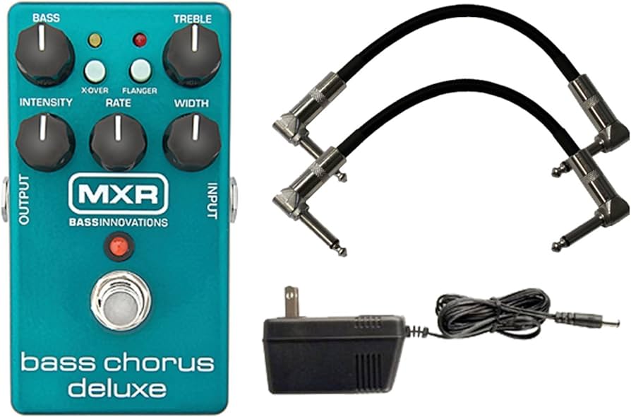 Amazon.com: MXR M83 Bass Chorus Deluxe Pedal w/ 9V Power Supply