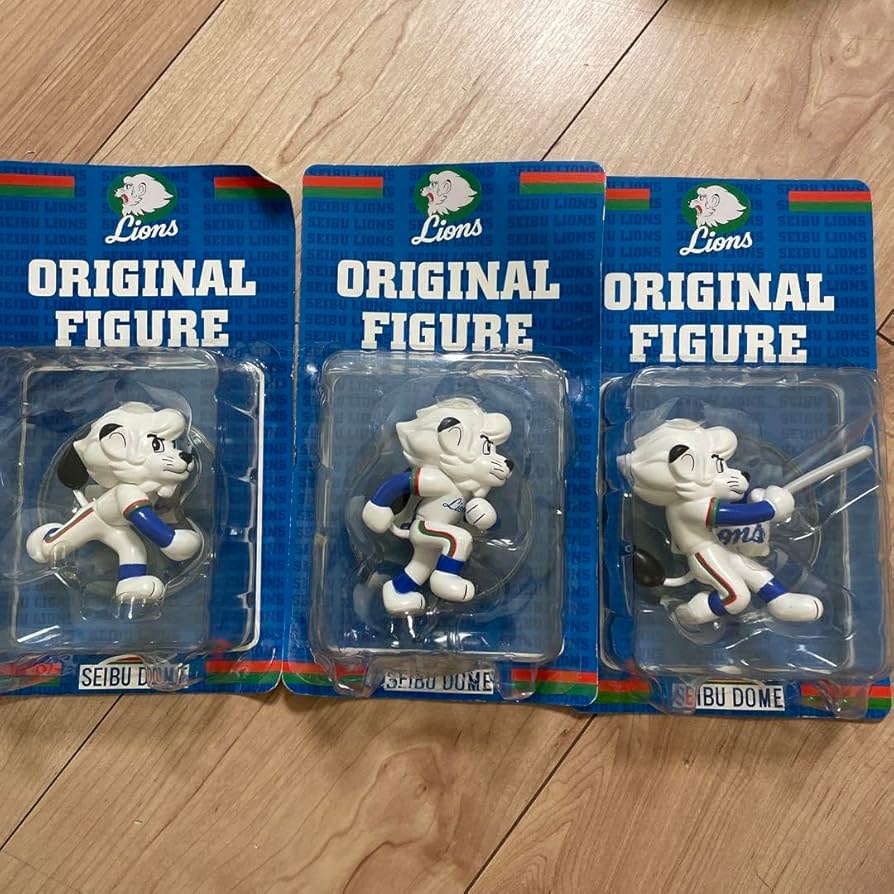 Amazon.co.jp: 埼玉西武ライオンズ レオ フィギュア3体セット : おもちゃ