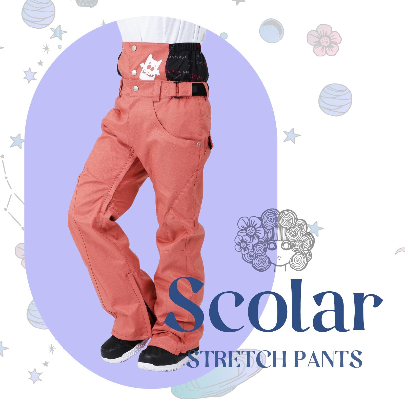 Amazon | ScoLar(スカラー) スノーボード ウェア レディース パンツ