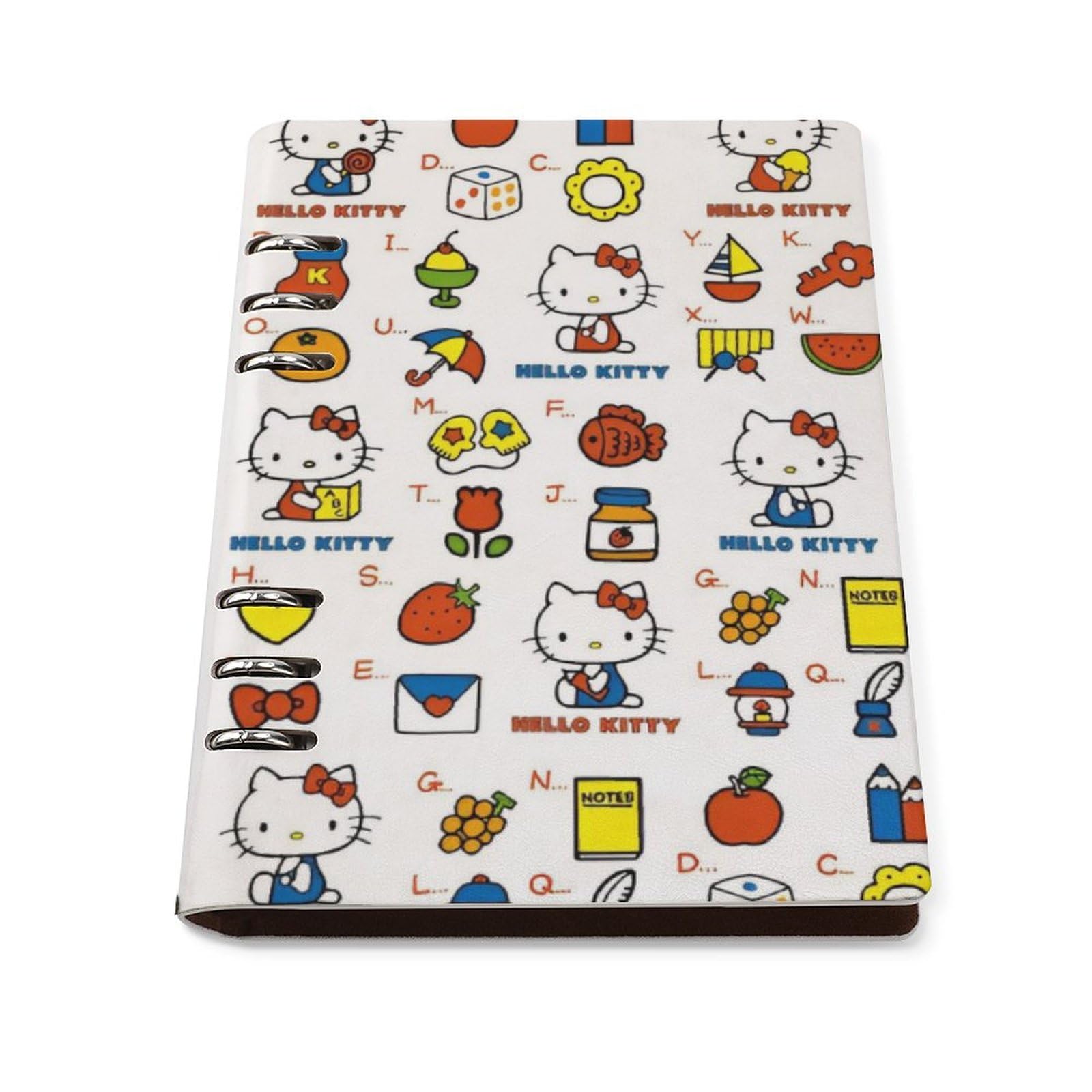 Amazon | ハローキティ システム手帳 PU ノートメモ帳 バインダー