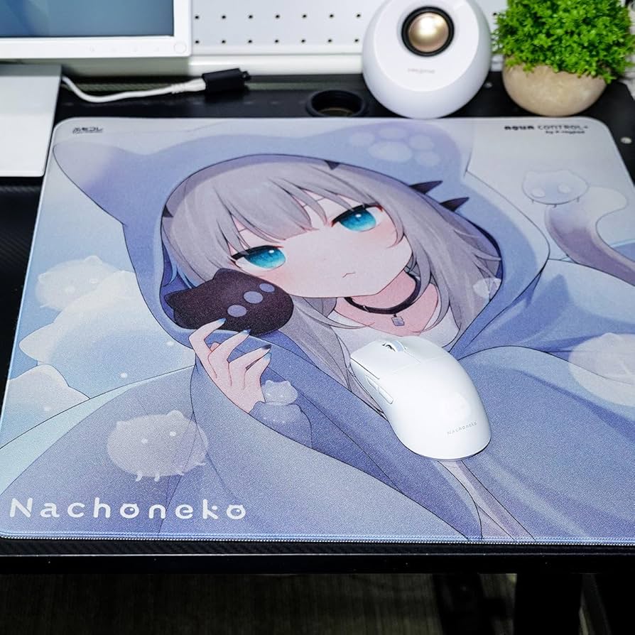 Amazon.co.jp: ふもコレ × Nachoneko ゲーミングマウスパッド 正規品