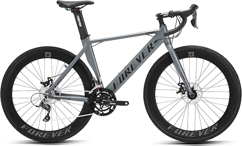 Amazon | 16段変速 自転車 ロードバイク 700Cx28C ハイナイフサークル