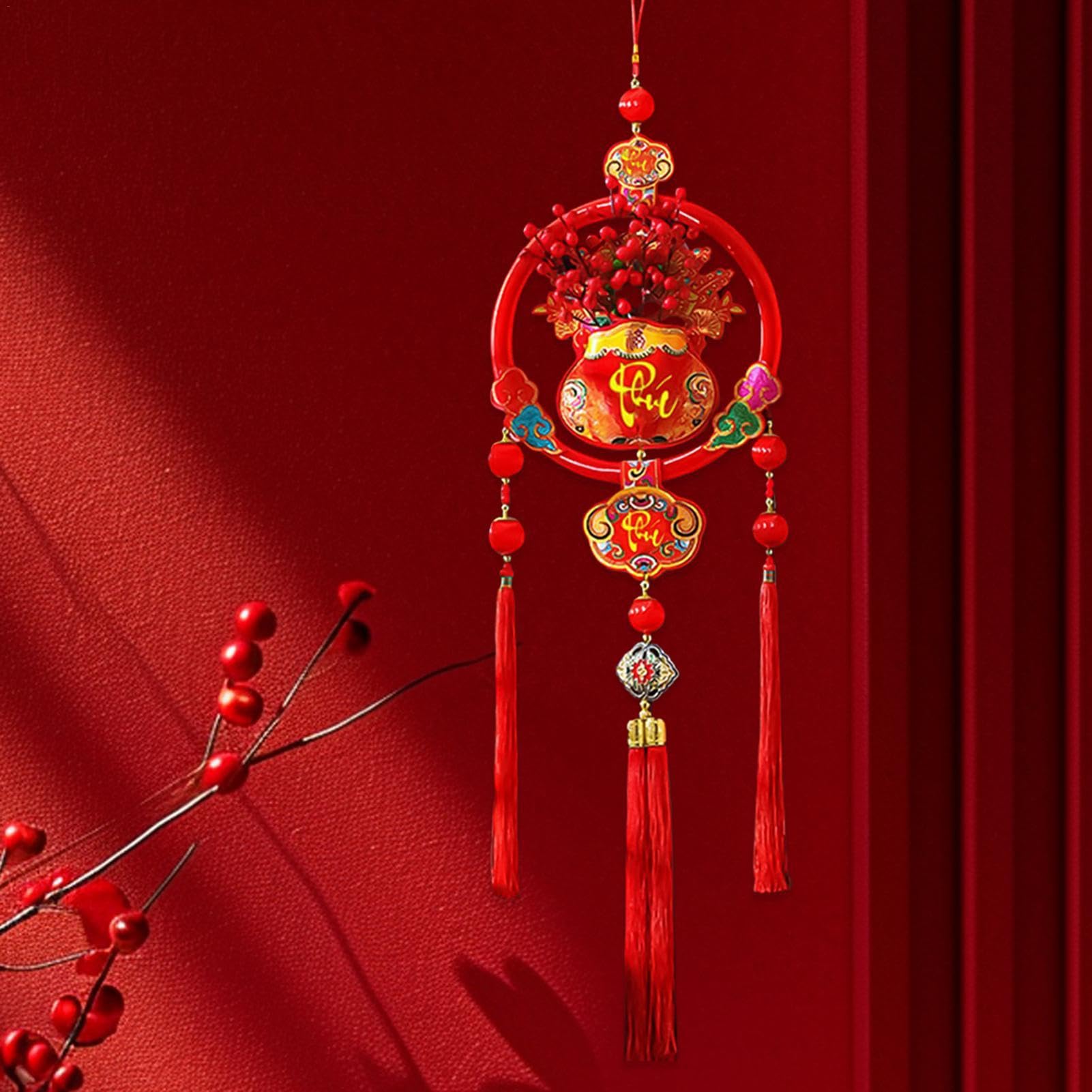 Amazon.co.jp: 旧正月飾り、ベトナム正月吊り下げ飾り - ベトナム福袋