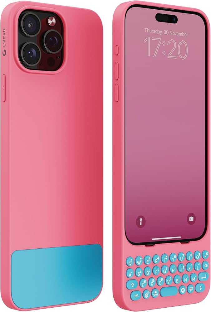 Amazon.com: Clicks Keyboard for iPhone 15 Pro Max – Keyboard Case