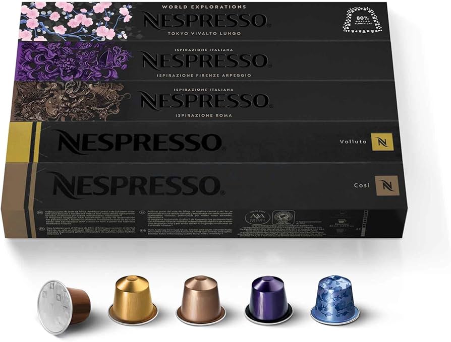 Amazon.com: Nespresso Capsules Original Line, Ispirazione Variety