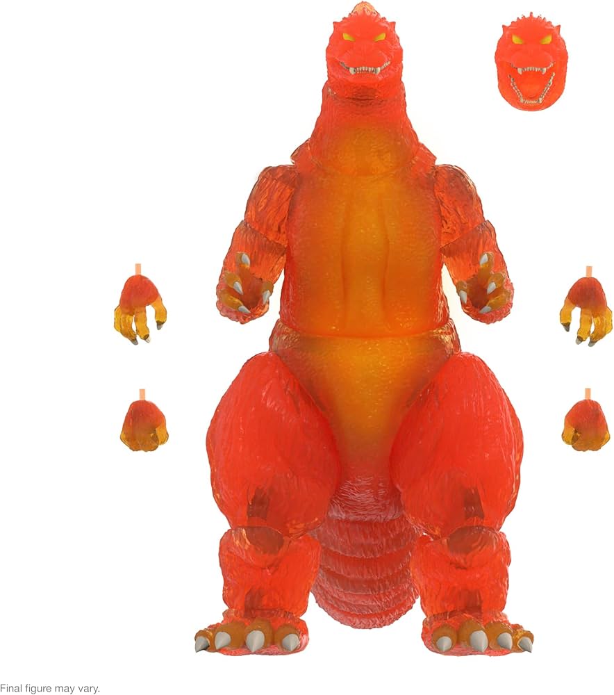 Amazon.com: Super7 ULTIMATES! Toho Blazing Godzilla (1200º Clear