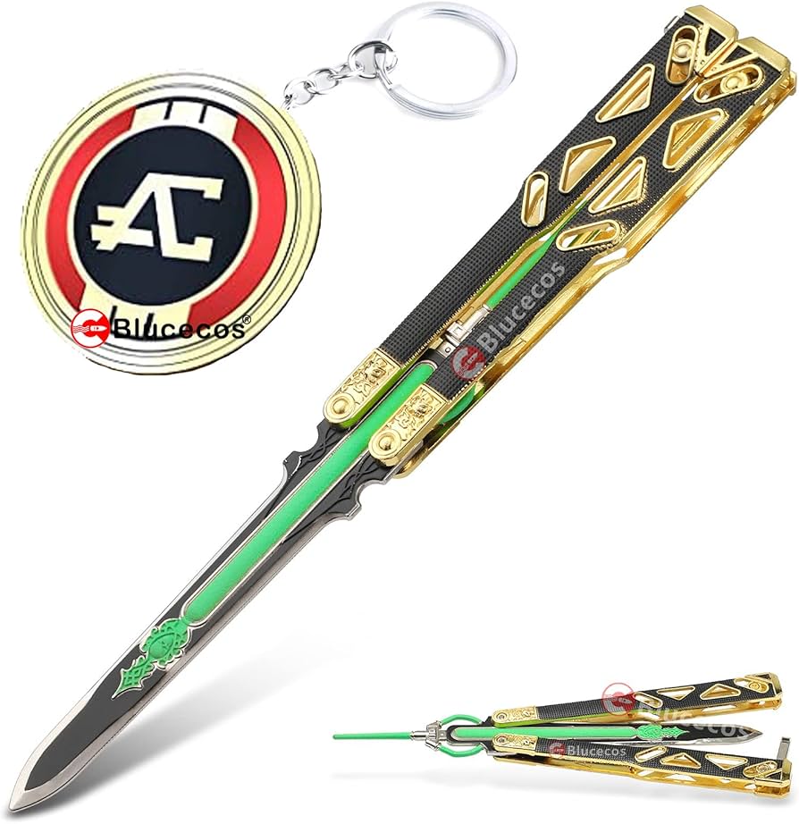 Amazon.co.jp: バタフライナイフ オクタン APEX 家宝(革鞘付き、全長