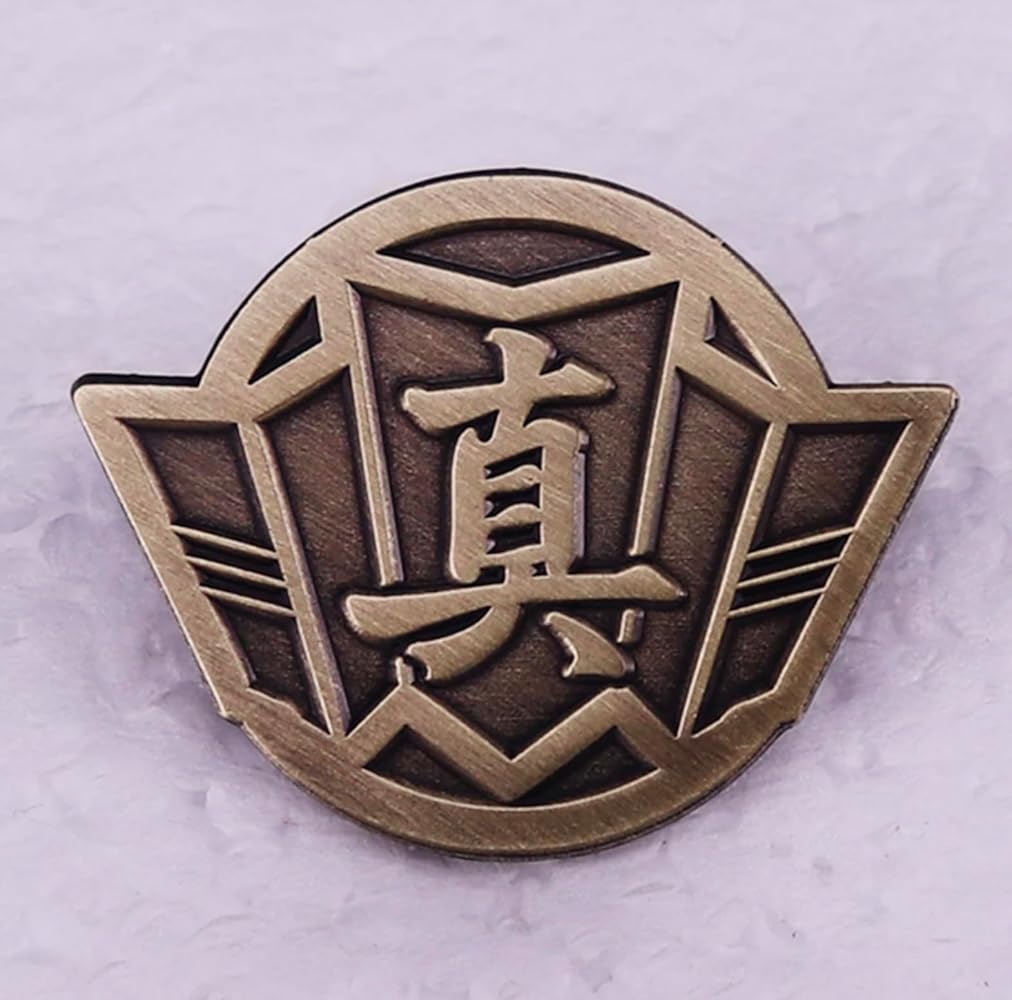 Amazon | 東条氏 真島家族 日本 大門 ヤクザ 紋章 1.2インチ エナメル
