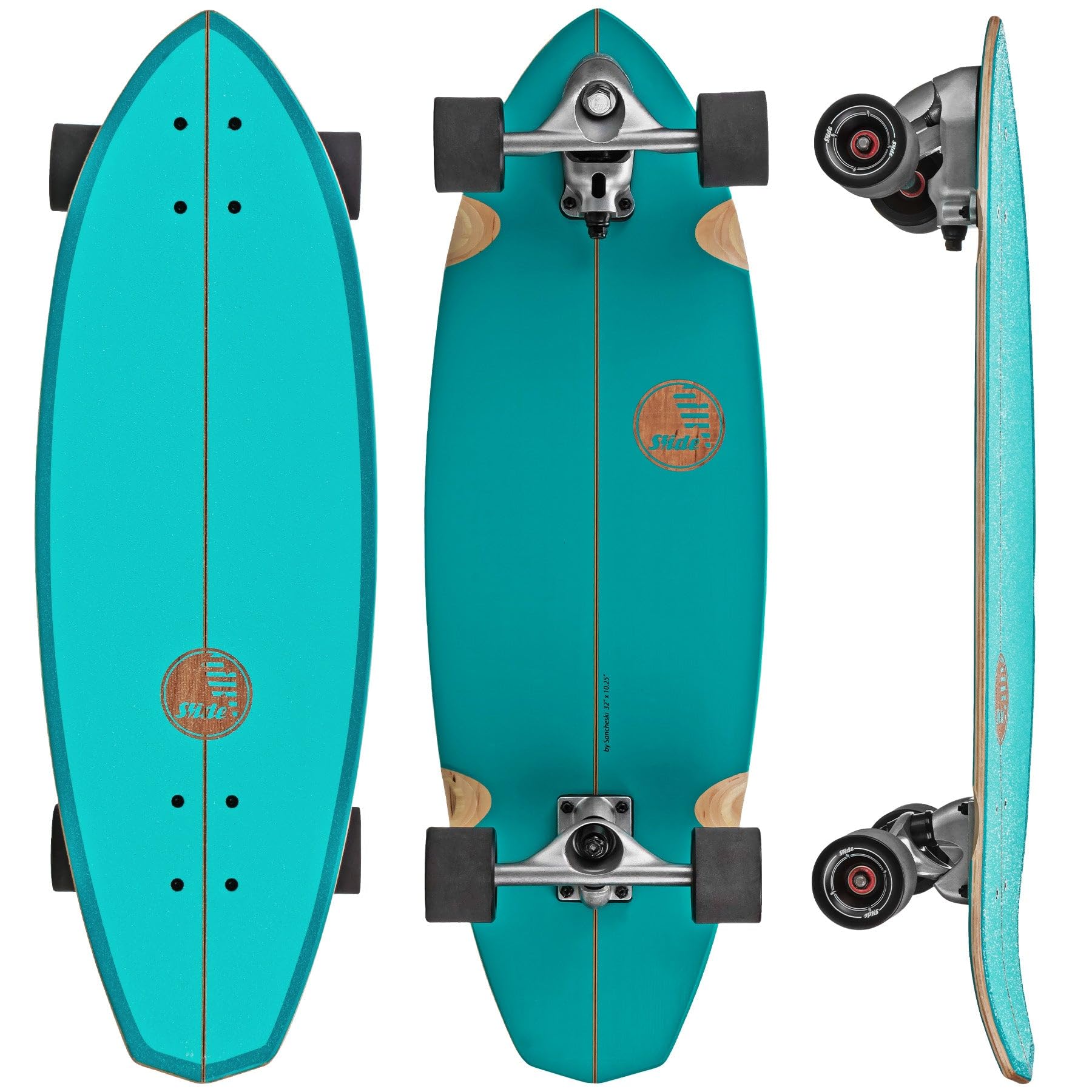 Amazon.com : Roller Derby Slide Surfskate Street Surf Skateboard