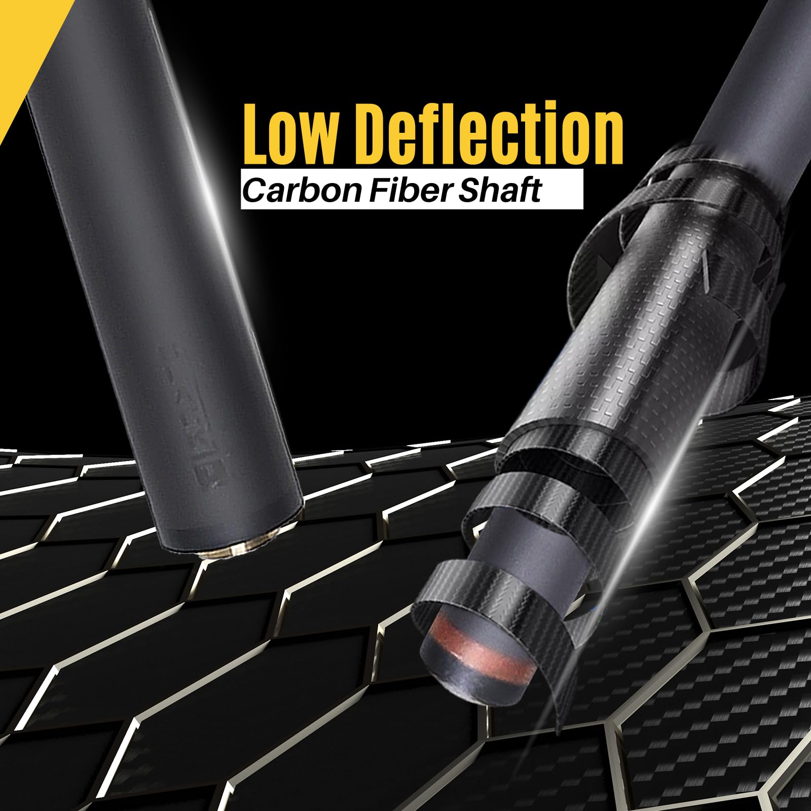 Little Monster Carbon Fiber Break Jump Cue - 3 Pieces Break Pool