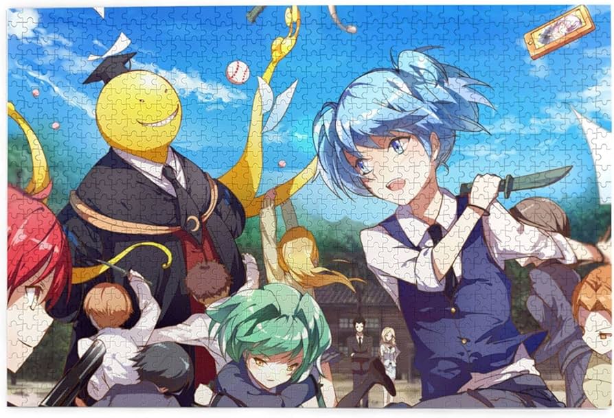 Amazon.co.jp: 暗殺教室 1000ピース パズル 木製 日常 レジャー