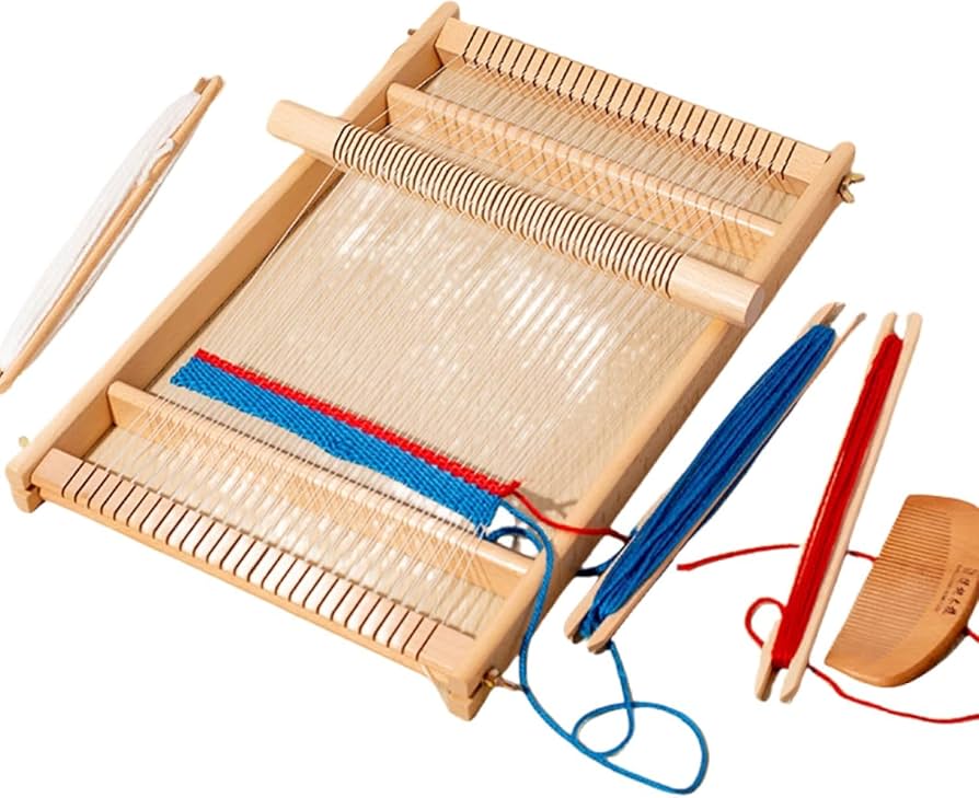 Amazon | 機織り機 編み機 織り機 卓上織り機 卓上手織機 多機能編み