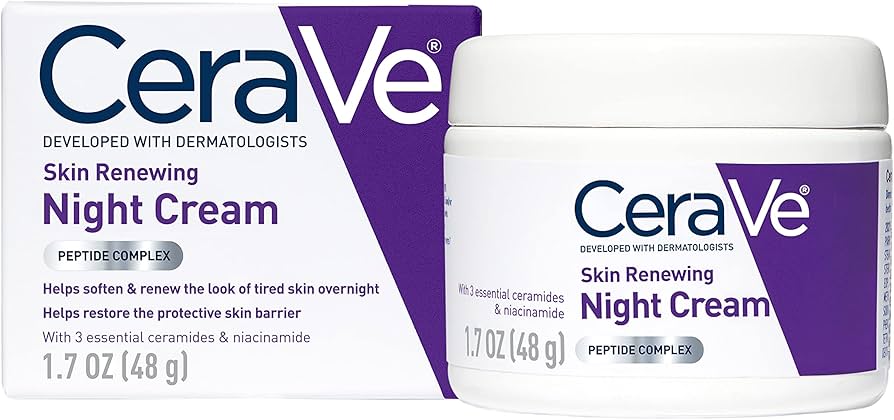 Amazon.co.jp: CeraVe Skin Renewing Night Cream, 50ml (1.7 fl oz