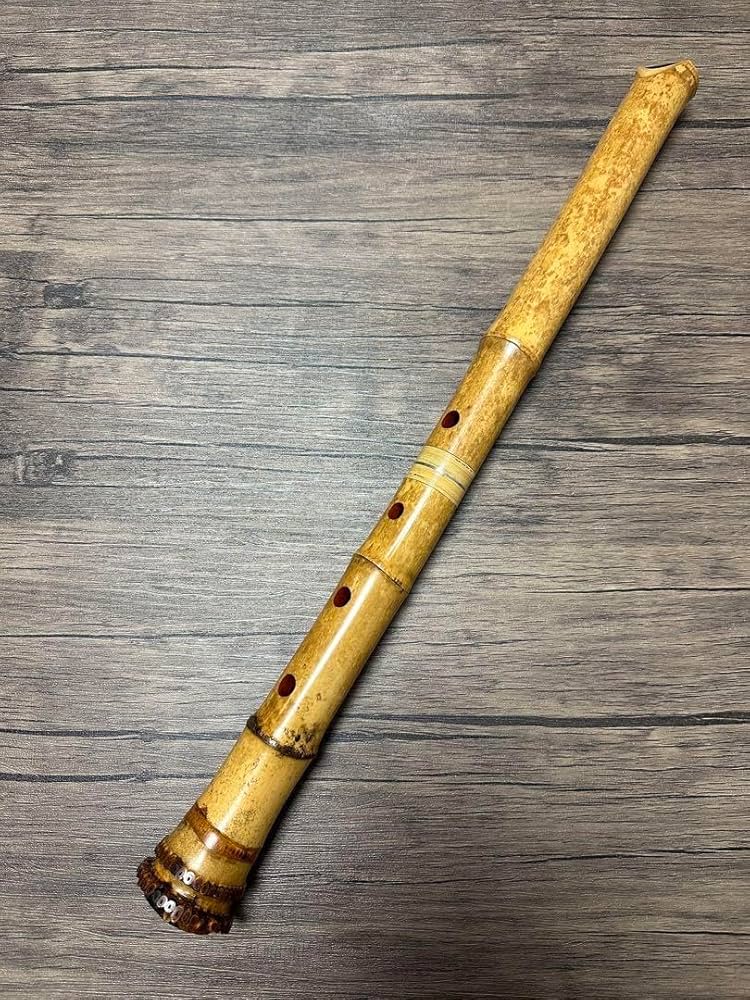 尺八 一尺ハ寸菅 生山銘 ニ印 尺八 一尺