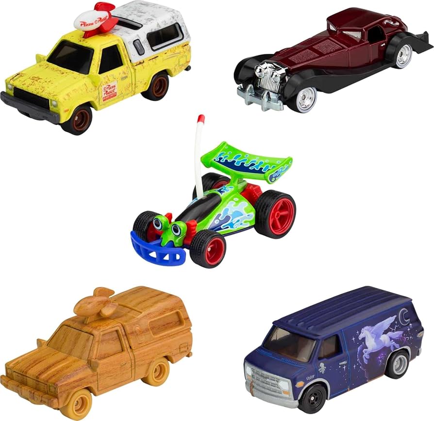 Amazon.com: Hot Wheels Disney Pixar Cars Bundle, Set of 5 Premium