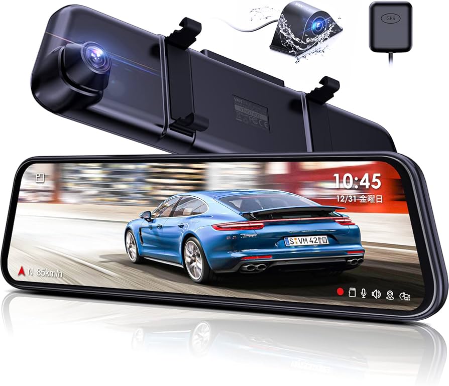 Amazon.co.jp: ミラー型 ドライブレコーダー 2.5K+1080P VANTRUE M2
