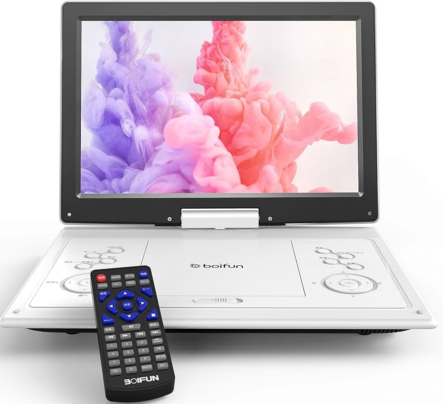 Amazon.co.jp: 【2023年進化版】ポータブルDVDプレーヤー 15.7型