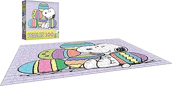 Amazon | スヌーピー & イースターエッグ ジグソーパズル ピーナッツ