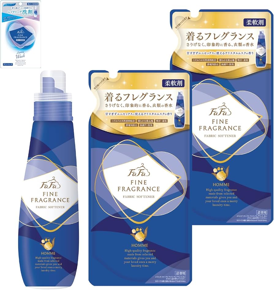 Amazon | ファーファ 柔軟剤 ファイン フレグランス オム クリスタル