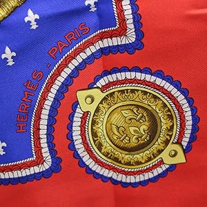 Amazon.co.jp: エルメス HERMES カバーへの腰かけ カレ90 SELLES A