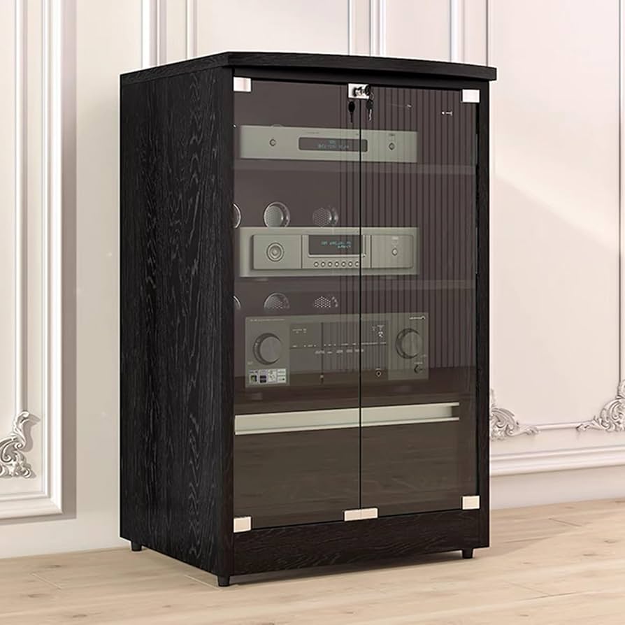 Amazon.co.jp: GUAWJRZDP ラック キャビネット、収納付メディア