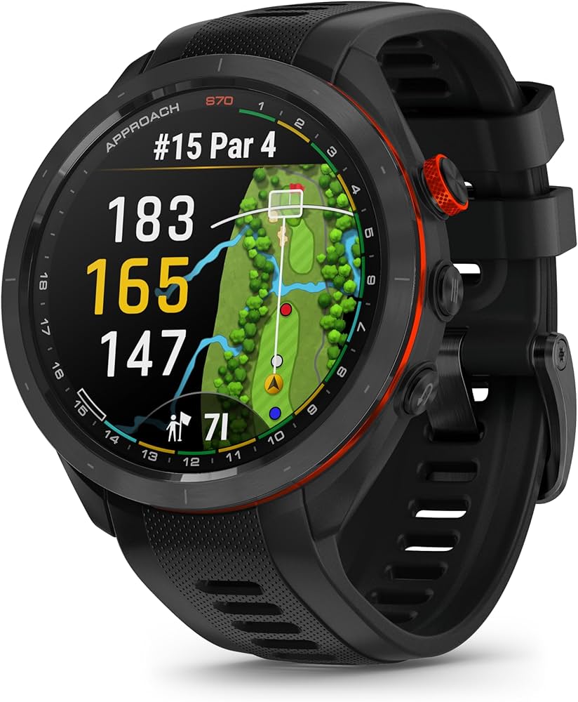 Amazon.com: Garmin Approach® S70-47 mm Black Ceramic Bezel with
