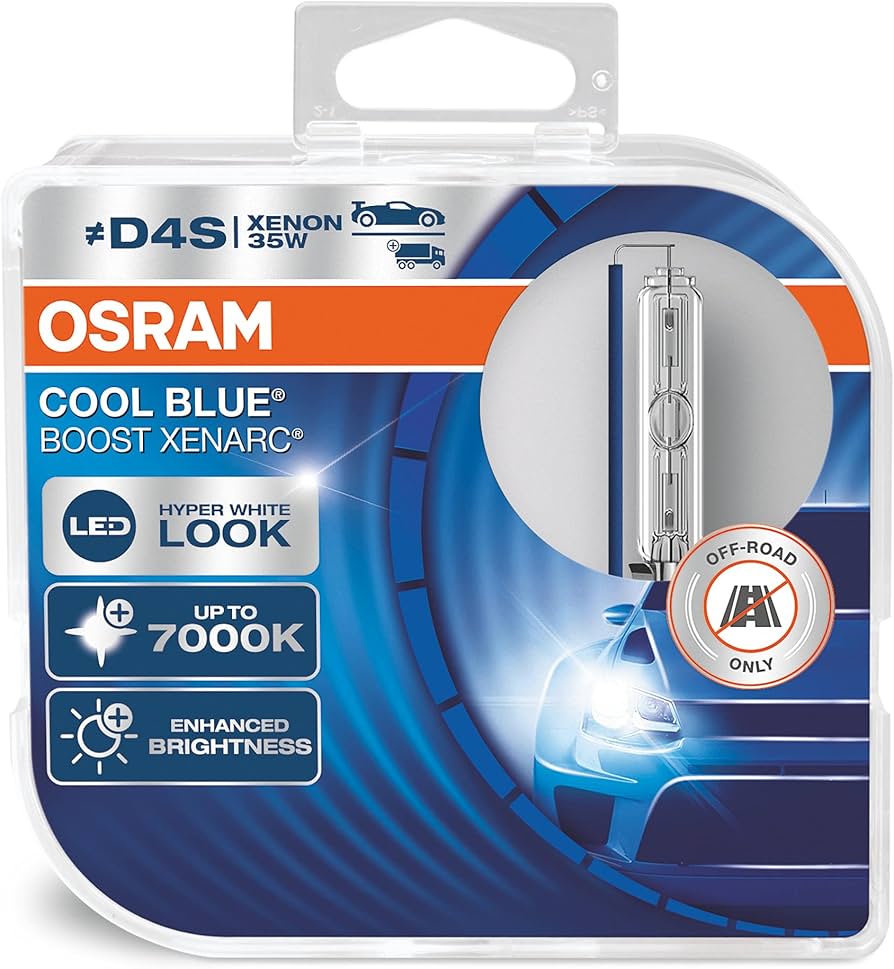Amazon.com: OSRAM Xenarc Cool Blue Boost D4S Xenon Car Headlight