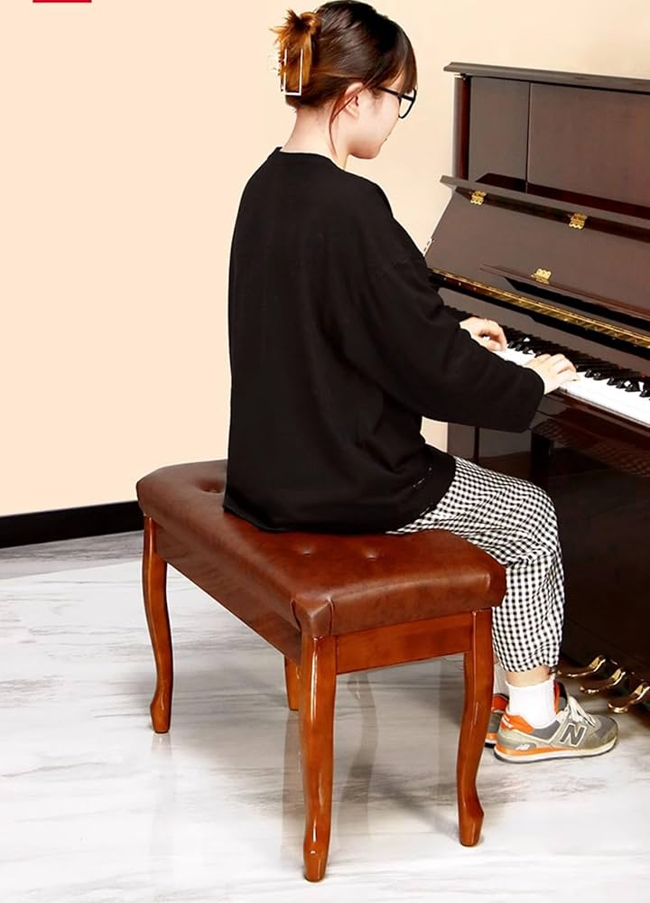 Amazon.co.jp: ピアノ 椅子 高さ調整可能 2人掛け ピアノイス 無段階