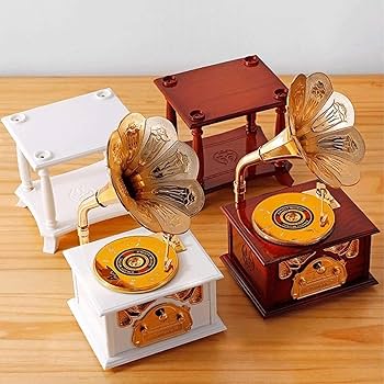 Amazon.co.jp: オルゴール プラスチックレコード蓄音機オルゴール