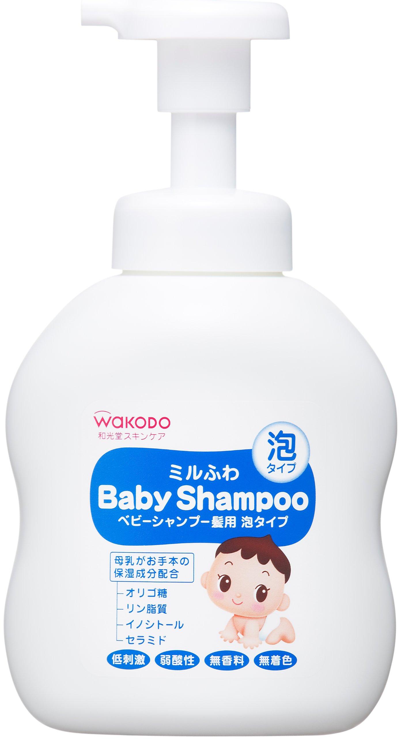 Amazon.co.jp: ミルふわ ベビーシャンプー髪用 泡タイプ 450ml