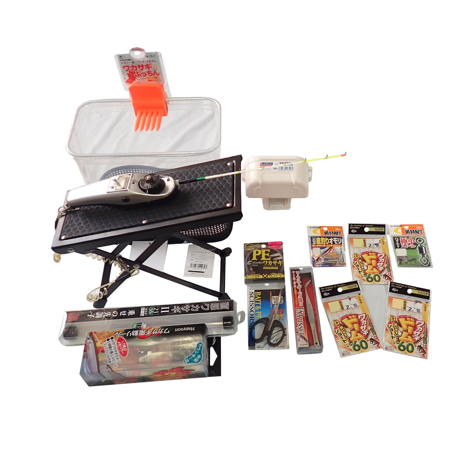 Amazon | 魚釣三昧 直感ワカサギⅡ ドーム船 ロッド 23cm 電動リール