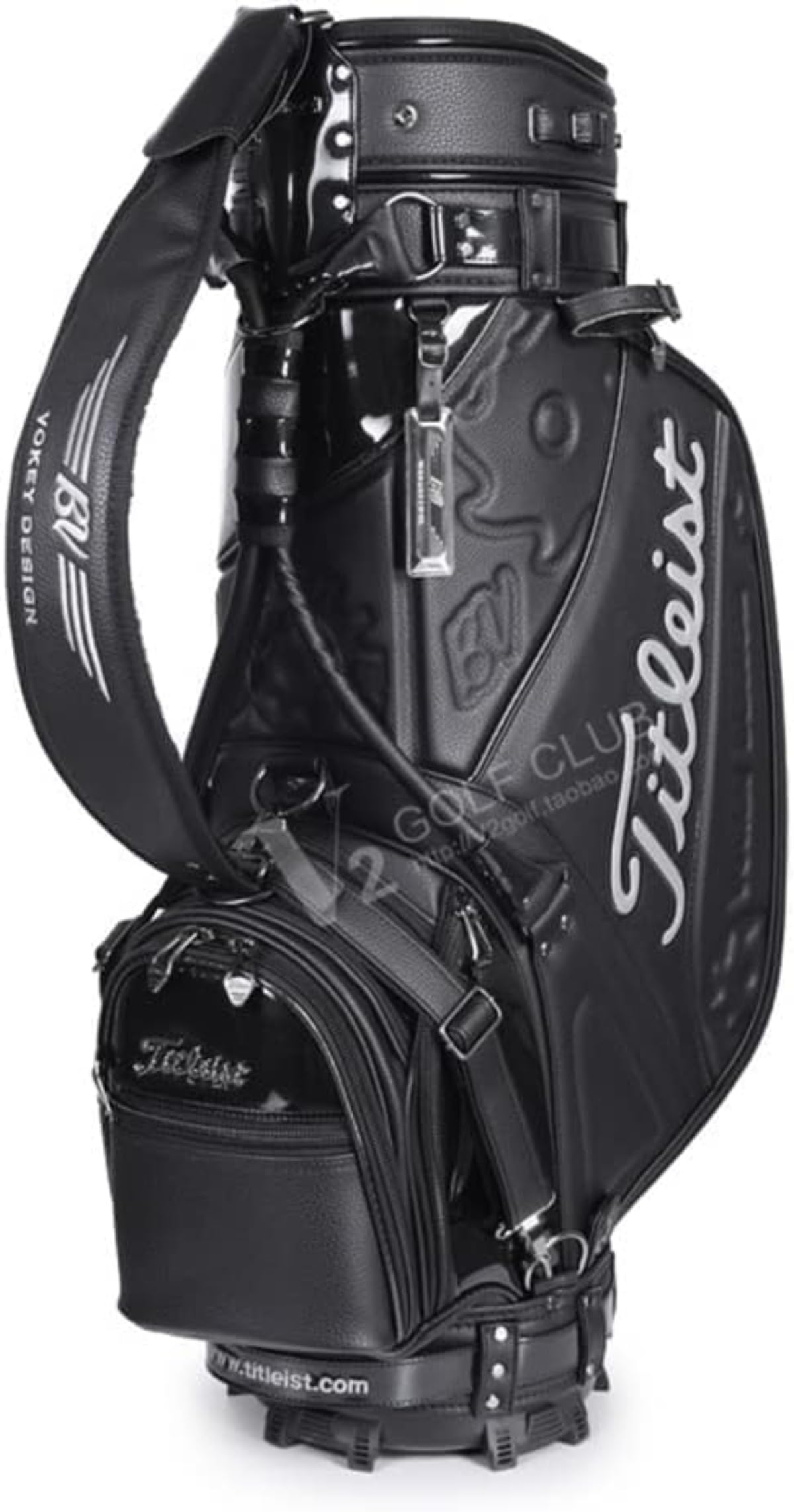 特価：漁師キャディバッグ 帽子袋 ボーケイ キャディバッグ PUレザー