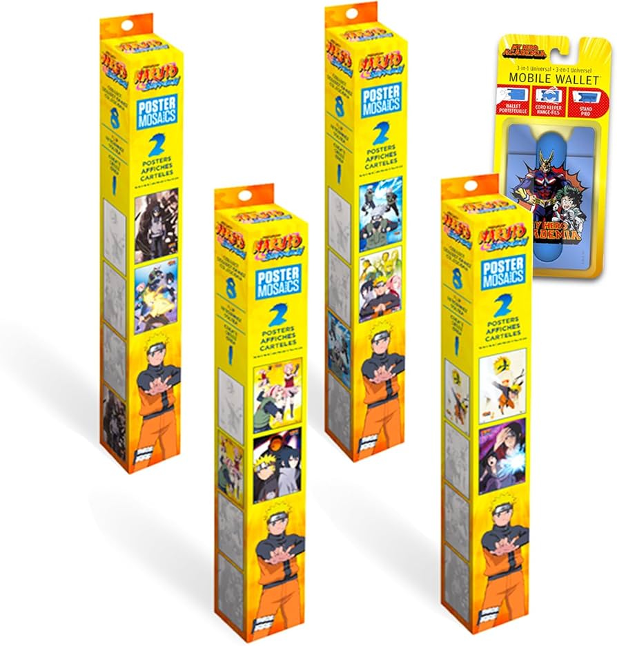 Amazon.com: Naruto Poster Pack for Walls - Ninja Room Decor Bundle